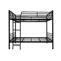 Lit superposé en fil métallique démontable de qualité supérieure, design moderne en fer, pour hôtel, école, chambre, dortoir, à vendre