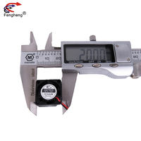 Yüksek kaliteli havalandırma fanı 2010 PBT UL94-V0 siyah kare 5 bıçak DC soğutma fanı 20x20x10mm DC 12V hayranları