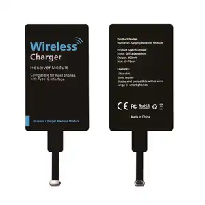 Adattatore per caricabatterie Wireless ricevitore adatto per porta Iphone