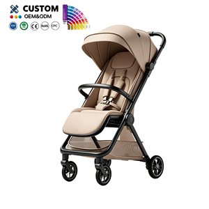 Poussettes jumelées portables pour bébés, double siège avant et arrière, possibilité de s'asseoir et de s'allonger, pliables pour deux enfants - Product Image 1