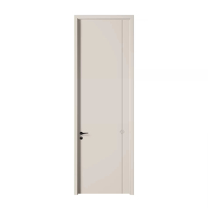 Portes intérieures modernes coupe-vent en gros, portes intérieures en bois massif à grain naturel pour appartement - Product Image 2