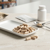Capsules de complexe de vitamine B, complément alimentaire pour adultes, pour une meilleure densité osseuse