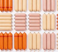 Film Susut Nylon Food Grade Transparan Tahan Air, Casing Poliamida Lembut untuk Kemasan Sosis Ham