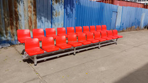 Bancs pliants portables en aluminium pour extérieur, sièges de stade, couleur argent - Product Image 6