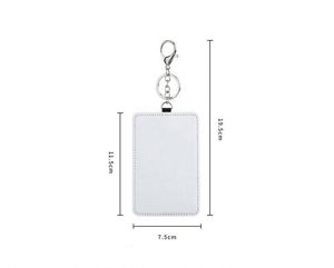 Porte-cartes de permis de travail et porte-étiquettes de bagages vierges pour impression par transfert thermique et sublimation, impression recto simple - Product Image 2