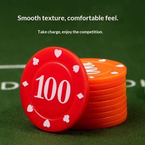 Jetons de poker en matériau PS, vente en gros, logo et motif personnalisables pour le jeu de casino Texas Hold'em - Product Image 2