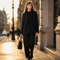 Veste de costume pour femme de haute qualité, veste de travail sophistiquée pour femmes