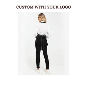 <span class=keywords><strong>Tablier</strong></span> de haute qualité avec logo <span class=keywords><strong>personnalisé</strong></span>, 3 poches, pour barbier, salon de beauté, restaurants, cuisine, <span class=keywords><strong>boulangerie</strong></span>, toilettage des animaux, hommes et femmes, rose - Product Image 2