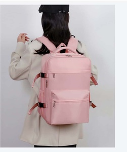 Sac à dos unisexe en nylon souple FF-199, 20-37L, imperméable, respirant, avec ceinture à coussin d'air, pour usage quotidien, voyage, vert - Product Image 5