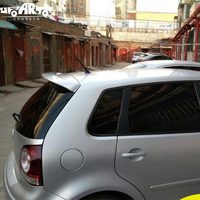 Haosheng Heckflügel ABS Heckspoiler Carbon-Optik Heckklappenspoiler für VW Volkswagen Polo MK4 9N 2002-2009
