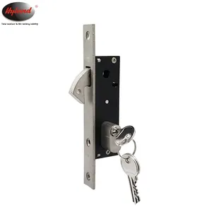 Serratura per porta scorrevole con chiusura a gancio, Hyland OEM LC17 custodia per serratura da infilare per porta in alluminio, backset 16mm