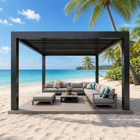 Pergola Bioclimatique Moderne en Aluminium à Lames Orientables et Gazebo de Jardin 2025 – Grande Vente, Tailles Personnalisables