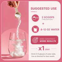 Poudre de créatine pour femmes en marque privée OEM 5g avec collagène, électrolytes, biotine, HA, sans sucre, hydratation, complément beauté