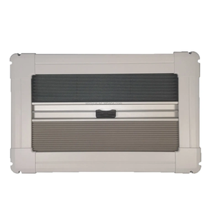Fenêtre d'angle arrondie en alliage d'aluminium 700x700mm pour camping-car, avec store enrouleur et moustiquaire, pièce de rechange pour carrosserie de camping-car - Product Image 3