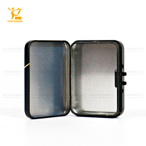 Tùy Chỉnh Màu Đen Trẻ Em Kháng Thuốc Lá Hộp Thiếc Với Push-Kéo Khóa & Khay Chèn Cho An Toàn Thuốc Lá Cr Hộp Thiếc Bao Bì - Product Image 3