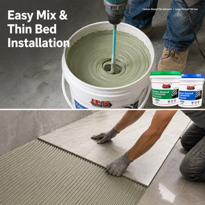 Adhesivo para Azulejos Epóxico 2K AJIELIAN, Adhesivo para Azulejos Resistente a Sismos, Adhesivo para Azulejos de Porcelana, Resistencia de Adhesión ≥ 2mpa - Product Image 1