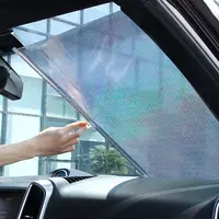 Zonnebrandcrème Isolatie Auto Window Shades Automatische Telescopische Auto Zonnescherm