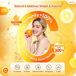 Tabletas Masticables de Vitamina C con Fórmula Personalizada, Fabricante de Marca Privada - Product Image 2