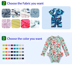 Costume <span class=keywords><strong>da</strong></span> <span class=keywords><strong>Bagno</strong></span> Intero Senza Maniche per Bambine Xinye, Design Personalizzato con Motivi Cartoon, Costume <span class=keywords><strong>da</strong></span> Spiaggia per Bambini - Product Image 3