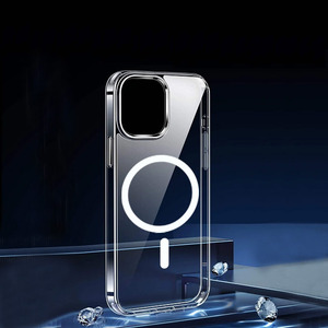 Étui de protection transparent en TPU antichoc <span class=keywords><strong>avec</strong></span> recharge magnétique sans fil <span class=keywords><strong>pour</strong></span> <span class=keywords><strong>iPhone</strong></span> 16 15, <span class=keywords><strong>coque</strong></span> de téléphone <span class=keywords><strong>transparente</strong></span> <span class=keywords><strong>pour</strong></span> <span class=keywords><strong>iPhone</strong></span> 17 Pro Max - Product Image 2