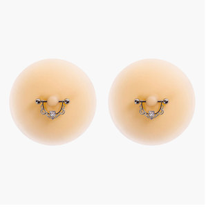 Cubierta Adhesiva Invisible Reutilizable para los <span class=keywords><strong>Senos</strong></span> con Adhesivo para Piercings en los Pezones, Almohadillas <span class=keywords><strong>de</strong></span> <span class=keywords><strong>Silicona</strong></span> sin Costuras para Sujetador, Cubiertas para Pezones, Pezoneras - Product Image 3