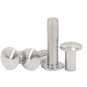 3mm 4mm 5mm 6mm fabricación aluminio seta truss cabeza sólido remachado 5X10mm 25mm Metal Acero inoxidable Inoc remache sólido - Product Image 2