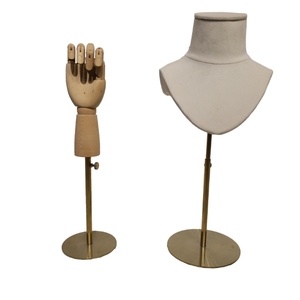 Chinesische Fabrik Bestseller Maßgefertigte Großhandels-Saxon Damen Europäische Original-Leder Schmuckpräsentationsständer für Halsketten - Product Image 4