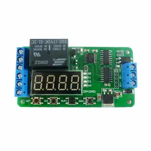 DC 12V Multifunctional DPDT Relay Board Delay Relay Time Switch Turn on/off PLC Module