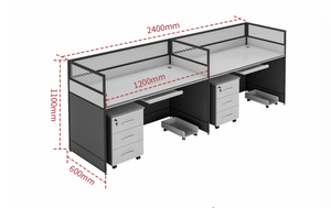 Escritorios Modernos de 2, 4 y 6 Personas con Panel de Madera Diseñados para Oficina, Escuela, Hospital o Uso Doméstico - Product Image 5