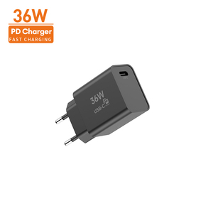Siêu nhỏ gọn 36W pd3.0 sạc Type-C tường <span class=keywords><strong>Adapter</strong></span> ánh sáng thông minh toàn cầu cắm điện thoại nhanh chóng sạc cho điện thoại Iphone cargador - Product Image 1