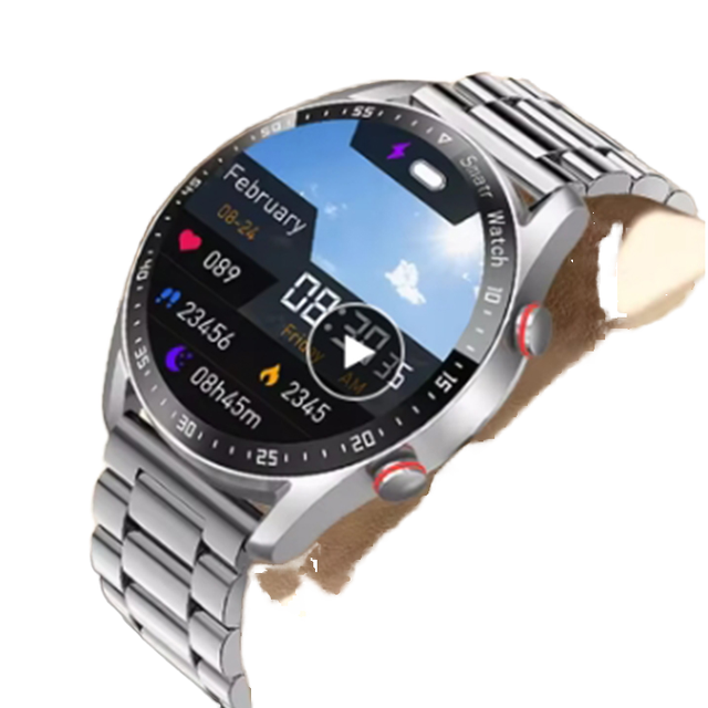 2025 New Hw20 Smart Watch for Men ECG PPG BT Call Features Waterproof OLED Fitness Sport Health Blood Pressure Monitoring IOS