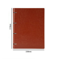 Tomoe rivière papier cahier cahier couverture rigide lin journal cahier cadeaux promotionnels couleur noire bord a4 spirale papier grille