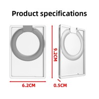 Étui magnétique mat 17 en 1 avec support de carte intégré et béquille, en matériau PC, coque de protection tout-en-un