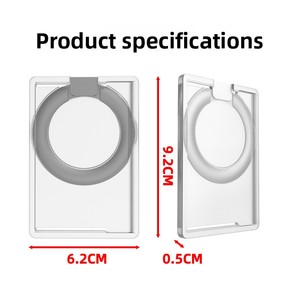Étui magnétique mat à glissière latérale pour cartes, en PC, avec porte-cartes intégré et béquille, <span class=keywords><strong>coque</strong></span> de protection tout-en-un pour utilisation au lit - Product Image 5