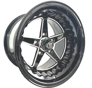 ล้อแม็กซ์ Drag Wheel 15X8 5X120.65 ET-6 ขัดเงาด้วยมือทั้งหมด Race Master Autodrag Convo Pro Street Pro Drag Star - Product Image 3