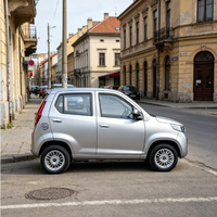 Nouvelle Voiture Électrique Micro-Camionnette Électrique 4 Portes 4 Places 72V 100Ah 45km/h Véhicule Électrique à Basse Vitesse Norme Européenne L7e