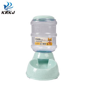 Comederos y bebedores automáticos para perros y gatos, tazón de paja de trigo de gran capacidad, TC3096 - Product Image 2