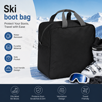 Sac de transport imperméable personnalisé pour chaussures de ski, sac de rangement portable pour chaussures de ski pour les voyages et les sports d'hiver