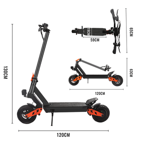 Trottinette électrique rapide Factory Model X11 800W, puissante, tout-terrain, 48V 15Ah, pliable, professionnelle pour adultes - Product Image 2