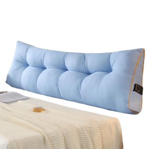 Soft Headboard Cushion Rectangle Polyester Lumbar Support Sleeping Pillow Cover - Product Image 5