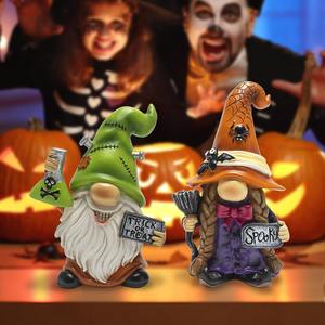 Witt escena de Halloween decoraciones bruja <span class=keywords><strong>duende</strong></span> estatua <span class=keywords><strong>Bar</strong></span> ventana bóveda Escape regalo artesanía de resina - Product Image 5