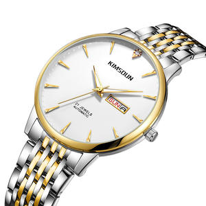 นาฬิกากลไกอัตโนมัติของผู้ชายนาฬิกาข้อมือธุรกิจสแตนเลสสองหน้าปัดเรืองแสงกันน้ำ - Product Image 3