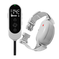 Fernbedienungs-Hundetrainingshalsband Manuell Automatisch Wiederaufladbar Wasserdicht Schock-Antibell-Halsband für Hundetraining