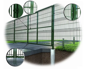 Clôture de ferme en PVC 3D à longue durée de vie pour la protection des jardins potagers, montage facile - Product Image 5