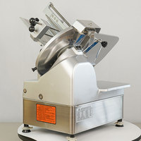 Trancheuse à viande professionnelle Chuangbiao BH-300 électrique 750W double tension 10 pouces (250 mm) portable avec couteau amovible et réglable