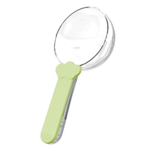 Cuillère multifonctionnelle pour nourriture pour chat avec échelle de mesure, cuillère pour nourriture pour chien, cuillère pour nourriture pour animaux de compagnie avec clip, transparente et visible - Product Image 2