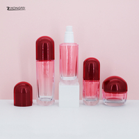 Sampel Gratis Tersedia: Stoples Krim Kaca 30/50g & Botol 40/100/120ml dengan Cetak Kustom dan Permukaan Transparan