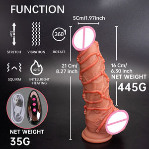 Nouveaux jouets sexuels au look unique, super réalistes, doux, gros gode vibrant, jouets sexuels anaux pour hommes, femmes, gays, strap-on, pénis - Product Image 2