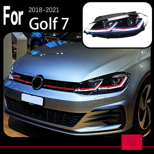 Piezas de estilo de coche para Golf <span class=keywords><strong>7</strong></span> MK7.5 2018-2021 <span class=keywords><strong>7</strong></span>.5gen faros delanteros LED o faros de xenón LED proyector Dual FACELIFT - Product Image 6