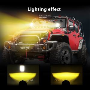 Projecteur LED haute puissance <span class=keywords><strong>pour</strong></span> véhicules tout-terrain et motos modifiées, système d'éclairage étanche bicolore 3 pouces en forme de <span class=keywords><strong>gourde</strong></span> - Product Image 6